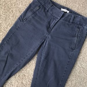 Grey LOFT Skinny Chinos